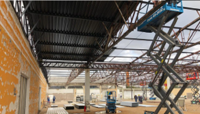 Reforma de Cobertura Metálica